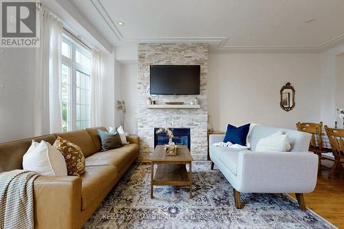 10 - 10 Post Oak Drive, Richmond Hill, ON - Indoor Photo Showing Living Room With Fireplace