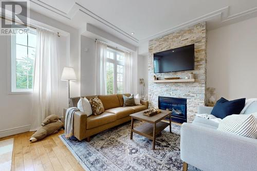 10 - 10 Post Oak Drive, Richmond Hill, ON - Indoor Photo Showing Living Room With Fireplace