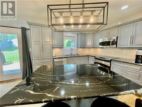 23 Fred Street, Mildmay, ON - Indoor Photo Showing Kitchen With Double Sink With Upgraded Kitchen