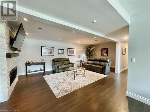 23 Fred Street, Mildmay, ON - Indoor Photo Showing Living Room With Fireplace