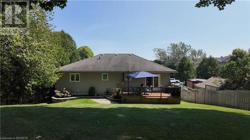 23 Fred Street, Mildmay, ON - Outdoor With Deck Patio Veranda With Backyard