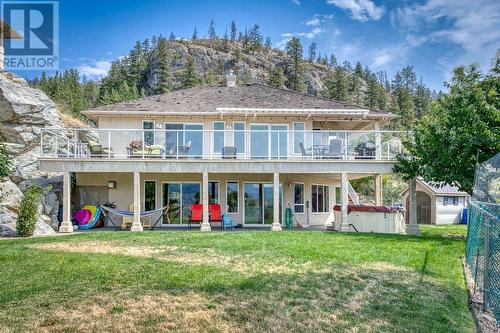 113 Christie Mountain Lane, Okanagan Falls, BC - Outdoor With Deck Patio Veranda