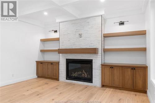 4341 Caterina Crescent, Lasalle, ON - Indoor Photo Showing Living Room With Fireplace