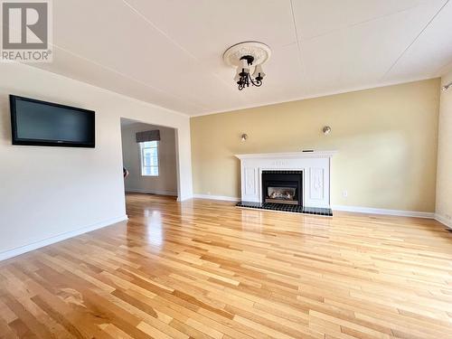 23 Church Road, Botwood, NL - Indoor Photo Showing Living Room With Fireplace