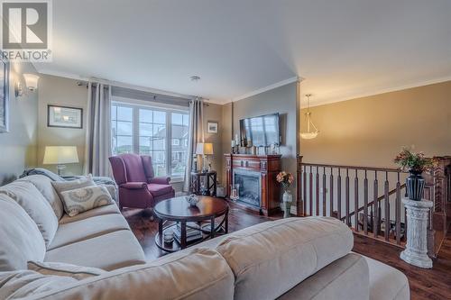 32 Megan Ridge Drive, Portugal Cove - St. Philips, NL - Indoor Photo Showing Living Room With Fireplace