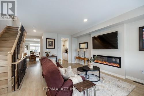 119 Bavin Street, Clarington (Bowmanville), ON - Indoor Photo Showing Living Room With Fireplace