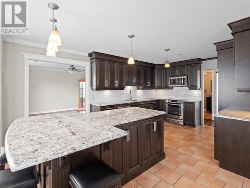 48 Trafalgar Drive, Mount Pearl, NL - Indoor Photo Showing Kitchen With Stainless Steel Kitchen With Upgraded Kitchen