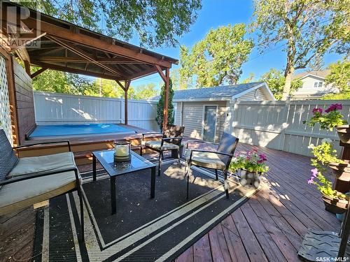 408 Duffield Street W, Moose Jaw, SK - Outdoor With Deck Patio Veranda