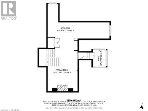 Attic floor plans - 932 3Rd Avenue W, Owen Sound, ON - Other