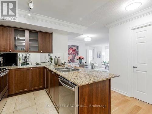 709 - 761 Bay Street, Toronto, ON - Indoor Photo Showing Kitchen With Double Sink