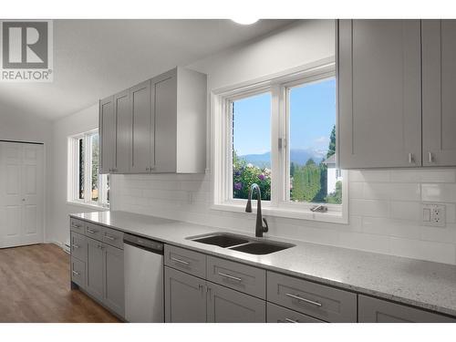 150 Angle Street, Kitimat, BC - Indoor Photo Showing Kitchen With Double Sink