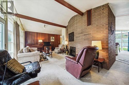 240 South Service Road, Mississauga (Mineola), ON - Indoor Photo Showing Other Room With Fireplace