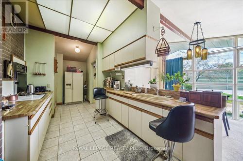 240 South Service Road, Mississauga (Mineola), ON - Indoor Photo Showing Kitchen With Double Sink