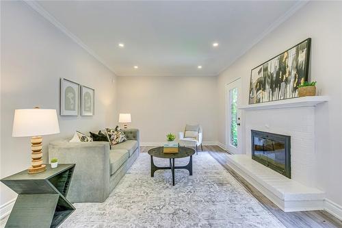 341 Acacia Court, Oakville, ON - Indoor Photo Showing Living Room With Fireplace