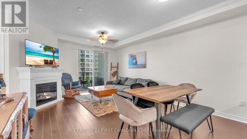 1010 - 330 Ridout Street N, London, ON - Indoor Photo Showing Other Room With Fireplace