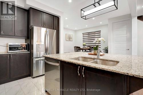 3053 Hollyberry Trail, Pickering, ON - Indoor Photo Showing Kitchen With Double Sink