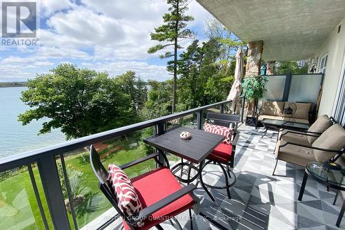 301 - 90 Orchard Point Road, Orillia, ON - Outdoor With Body Of Water With Balcony With Exterior