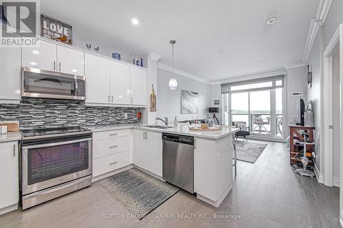 301 - 90 Orchard Point Road, Orillia, ON - Indoor Photo Showing Kitchen With Upgraded Kitchen