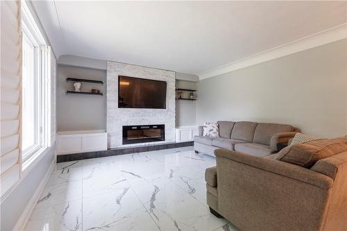 317 Glenholme Avenue, Hamilton, ON - Indoor Photo Showing Living Room With Fireplace