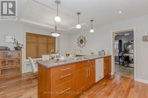 66 Agnes Street, Kitchener, ON - Indoor Photo Showing Kitchen With Double Sink