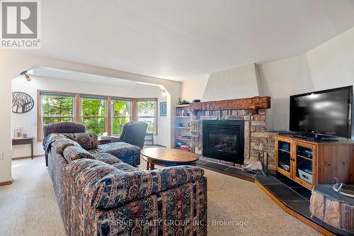 1 Bluewater Drive, Central Huron (Goderich Twp), ON - Indoor Photo Showing Living Room With Fireplace