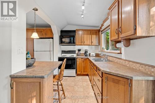 1 Bluewater Drive, Central Huron (Goderich Twp), ON - Indoor Photo Showing Kitchen With Double Sink