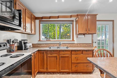 1 Bluewater Drive, Central Huron (Goderich Twp), ON - Indoor Photo Showing Kitchen With Double Sink