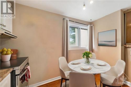 This photo has been virtually staged. - 1500 Lassiter Terrace, Ottawa, ON - Indoor Photo Showing Dining Room