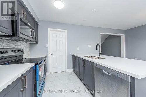 444 Remembrance Road, Brampton (Northwest Brampton), ON - Indoor Photo Showing Kitchen With Stainless Steel Kitchen With Double Sink With Upgraded Kitchen