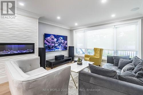 58 Comay Road, Toronto (Brookhaven-Amesbury), ON - Indoor Photo Showing Living Room With Fireplace