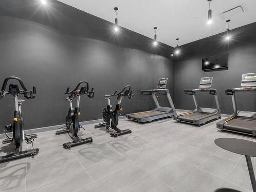 Exercise room - 3608-1210 Rue Jeanne-Mance, Montréal (Ville-Marie), QC - Indoor Photo Showing Gym Room