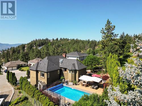 2376 Nahanni Court, Kelowna, BC - Outdoor With In Ground Pool With View