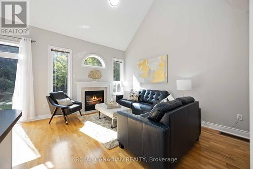 13 Lightheart Drive, Caledon, ON - Indoor Photo Showing Living Room With Fireplace