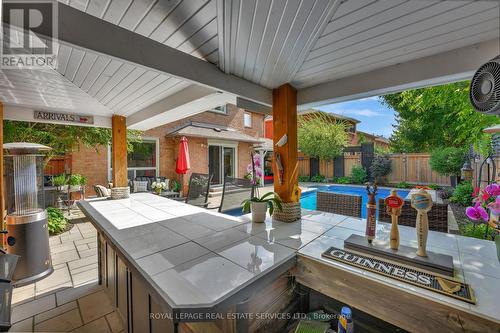 359 River Oaks Boulevard W, Oakville (River Oaks), ON - Outdoor With In Ground Pool With Deck Patio Veranda With Exterior