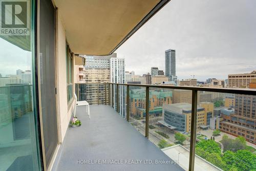 2705 - 750 Bay Street, Toronto (Bay Street Corridor), ON - Outdoor With Balcony With View With Exterior