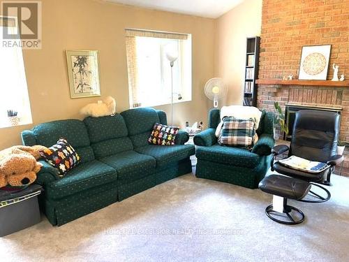 34 Abraham Avenue, Markham, ON - Indoor Photo Showing Living Room With Fireplace