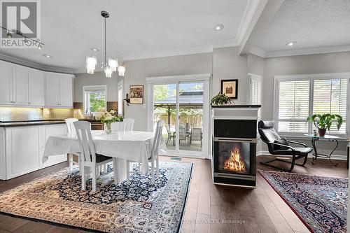 1151 Lockhart Road, Burlington (Brant), ON - Indoor Photo Showing Dining Room With Fireplace