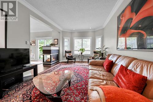 1151 Lockhart Road, Burlington, ON - Indoor Photo Showing Living Room With Fireplace