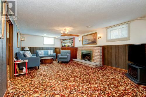 42 Mallard Crescent, Brampton (Central Park), ON - Indoor Photo Showing Living Room With Fireplace