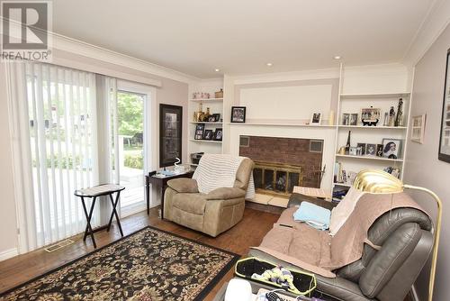 161 Leacock St, Blind River, ON - Indoor Photo Showing Living Room With Fireplace