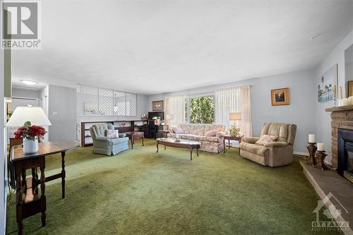 132 Martin Street, Richmond, ON - Indoor Photo Showing Living Room With Fireplace