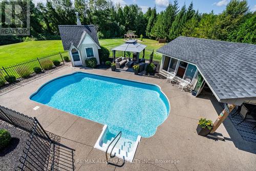 21750 Brunon Avenue, Scugog (Port Perry), ON - Outdoor With In Ground Pool With Deck Patio Veranda With Backyard