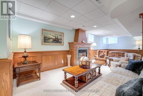 26 - 2175 Stavebank Road, Mississauga (Cooksville), ON - Indoor Photo Showing Living Room With Fireplace