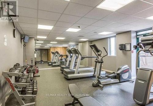 203 - 115 Hillcrest Avenue, Mississauga (Cooksville), ON - Indoor Photo Showing Gym Room