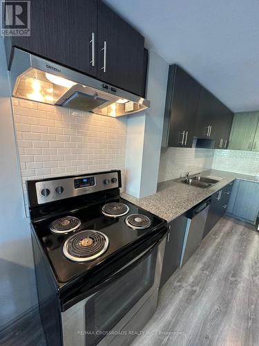 B03 - 275 Larch Street, Waterloo, ON - Indoor Photo Showing Kitchen With Stainless Steel Kitchen With Double Sink With Upgraded Kitchen