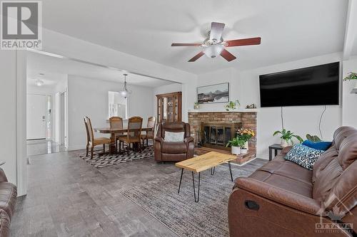 30 Carmichael Court, Ottawa, ON - Indoor Photo Showing Living Room With Fireplace