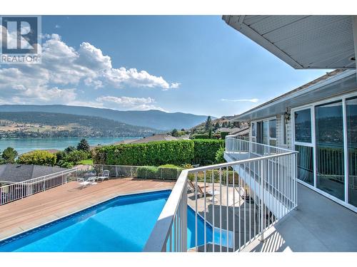 8109 Kalview Drive, Vernon, BC - Outdoor With Body Of Water With In Ground Pool With Deck Patio Veranda With View