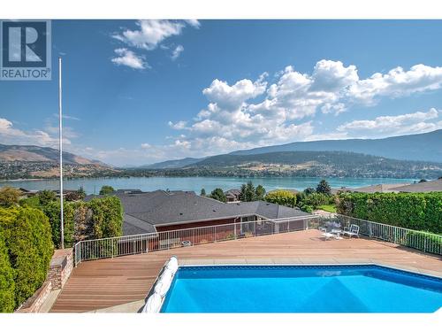 8109 Kalview Drive, Vernon, BC - Outdoor With Body Of Water With In Ground Pool With View