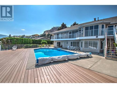 8109 Kalview Drive, Vernon, BC - Outdoor With In Ground Pool With Deck Patio Veranda