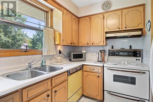 860 Wallace, Windsor, ON - Indoor Photo Showing Kitchen With Double Sink